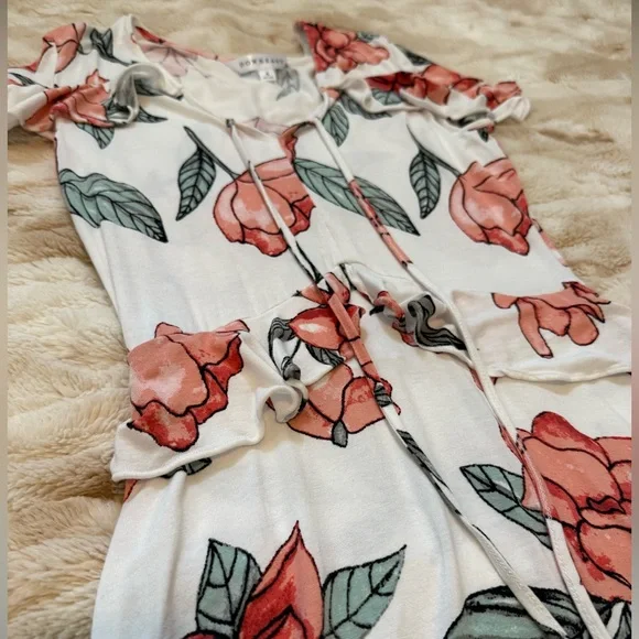 DownEast Teen Pink Floral Dress - Picture 3 of 8